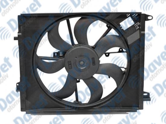 KALE 356845 Fan Motoru + Davlumbazi Megane Iv - Grand Scenic Iv - Talisman 1.2 1.3 Tce 1.5 1.6 Dci 15-